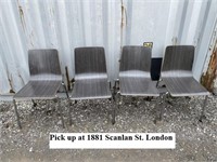 (4) CHAIRS (USED)
