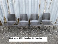 (4) CHAIRS (USED)