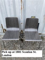 (2) CHAIRS (USED)