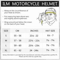 ILM Open Face Motorcycle 3/4 Half Helmet for Dirt