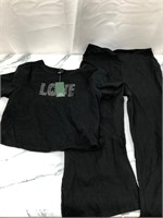 (L) Women's T-shirt/Pant