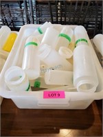 LOT OF CONDIMENT SQUEEZE BOTTLES