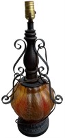 Vintage Retro Spanish Revival 3way Lamp
