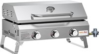 Onlyfire Flat Top Gas Griddle with Lid
