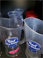 LOT OF 60OZ BEER PITCHERS