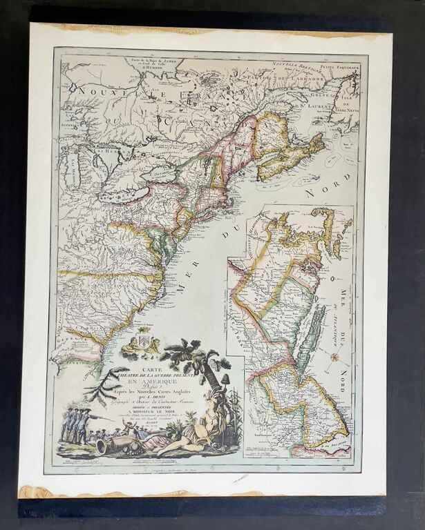 Map Of America, 1779 print by Granger