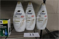 3- dove body wash