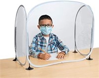 Sneeze Guard Desk Shield – Plastic Divider Screen
