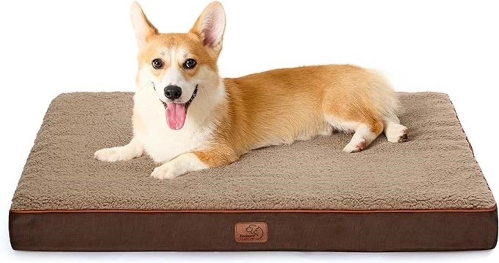 Bedsure Large Dog Crate Bed - Big Orthopedic