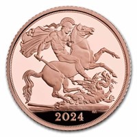 2024 Great Britain Gold Half Sovereign Pf