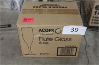12- flute glasses