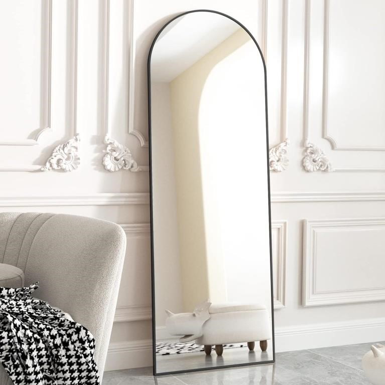 64"x21" Arched Full Length Mirror Free Standing g