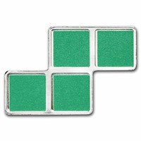 2023 Tetris Niue 1 Oz Silver $2 S-tetrimino Green