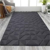 47"x70" Dark Grey Area Rug/Carpet