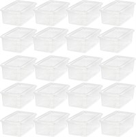 IRIS USA 6 L (6 US Qt) Clear Storage Box, BPA-Fred