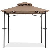 COOSHADE 8'x 5' Grill Gazebo Double Tiered Outdoo