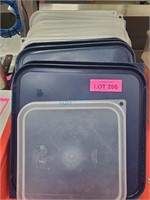 LOT OF FOOD CONTAINER LIDS
