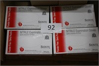 4-100ct nitrile gloves size S