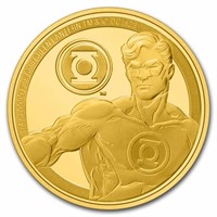 2023 Niue 1/4 Oz Gold Coin $25 Dc: Green Lantern