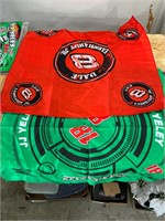 Dale Earnhardt and JJ Yeley bandanas with tags
