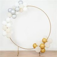 Golden Metal Round Balloon Arch Stand Perfect