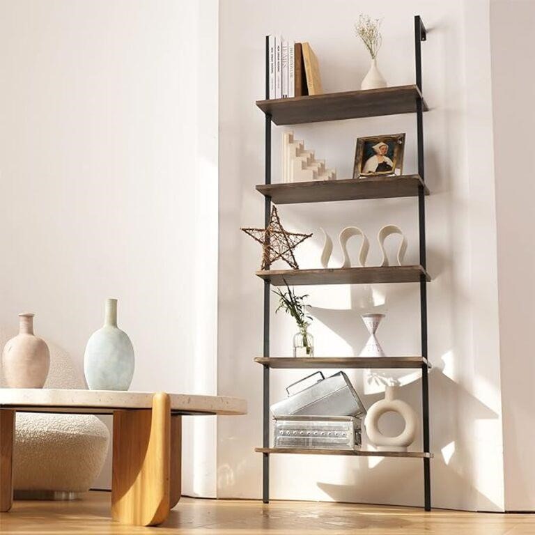 aboxoo Ladder Shelf Open Bookshelf 5-tier