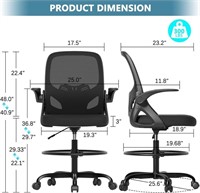 Drafting Chair Tall Office Chair for Standing