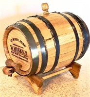 Jumpin Joes, Whiskey barrel on cradle, solid oak