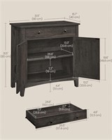 Buffet Storage Cabinet with Drawers and Doors