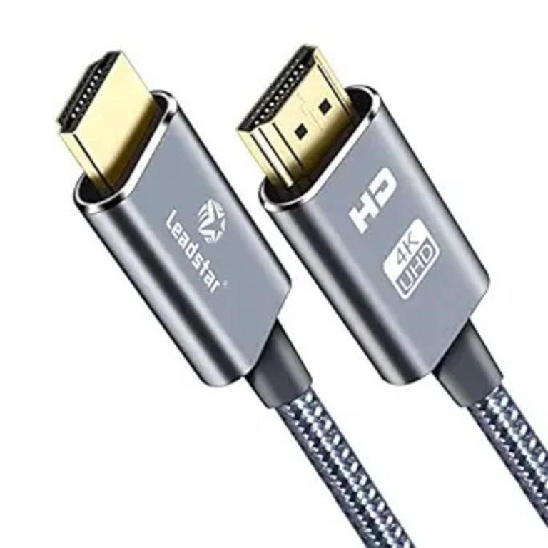 Hdmi Cable 4k 6 Ft, High Speed Hdmi 2.0 Cord