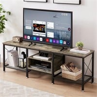VECELO Industrial TV Stand for 75 Inch Television