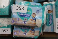 3-12ct pampers size S