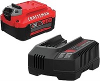 Craftsman V20 Battery And Charger, For Power Tool