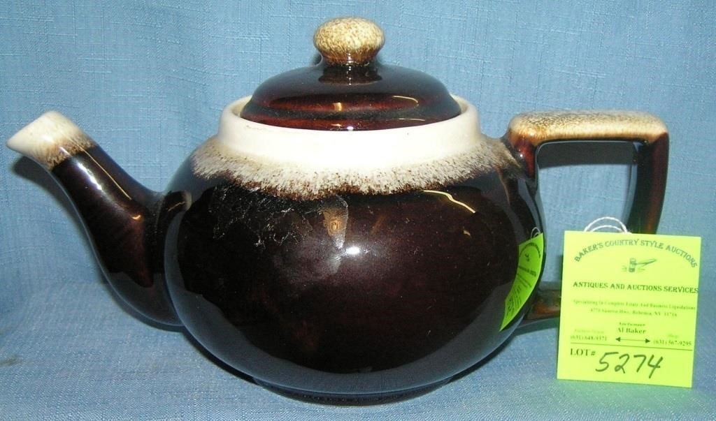 Early Pfalzgraf earthenware teapot