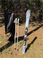 Salamon Verse 7 Space Frame Snow Skis & Poles