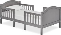 Portland 3 In 1 Convertible Toddler Bed In Steel