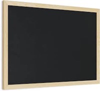 U Brands Chalkboard, 17 X 23 Inches, Birch Wood
