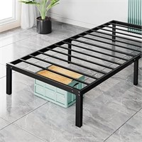 Sweetcrispy Twin Bed Frame - No Box Spring Needed