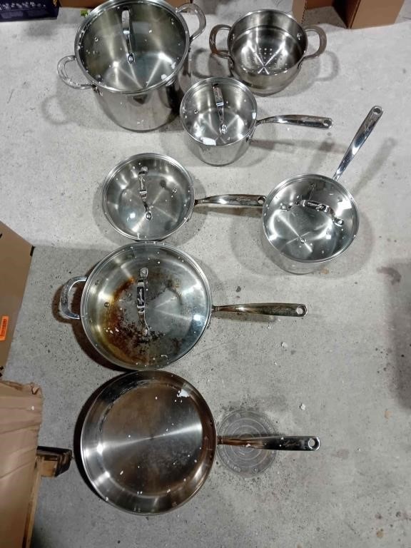 Used Silver 7pc Set