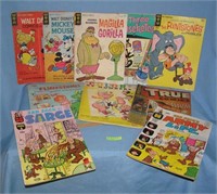 Collection of early comic character comic books
