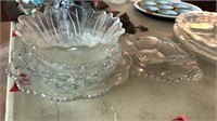 GLASS SERVING WARE, CANDLE WICK AND ETC
