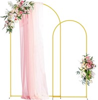 Wokceer Wedding Arch Backdrop Stand 7.2ft, 6ft