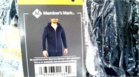 Memebers Mark Mens Full Zip Fleece Hoodie Small
