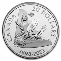 2023 Canada 1 Oz Silver 125th Anniversary Of Yukon