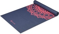 Gaiam Yoga Mat Classic Print Non Slip Exercise &