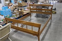 full wooden bed frame