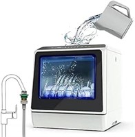 Portable Countertop Dishwasher With 5 Programs,
