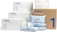 Coterie Baby Diapers + Wipes Baby Kit  Size 1 (198