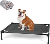 Titwest Cooling Elevated Dog Bed  Outdoor Raised D