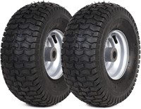 (2 Pack) 15 X 6.00-6 Tire And Wheel Set - For